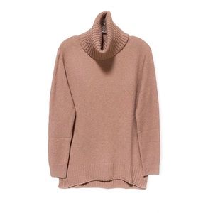 BP Longline Turtleneck Pink Sweater
